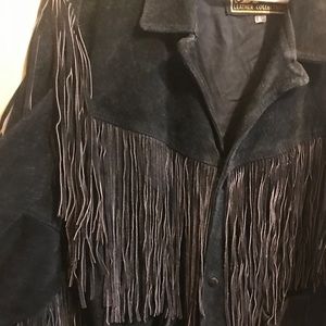 Vintage Suede Fringe Jacket